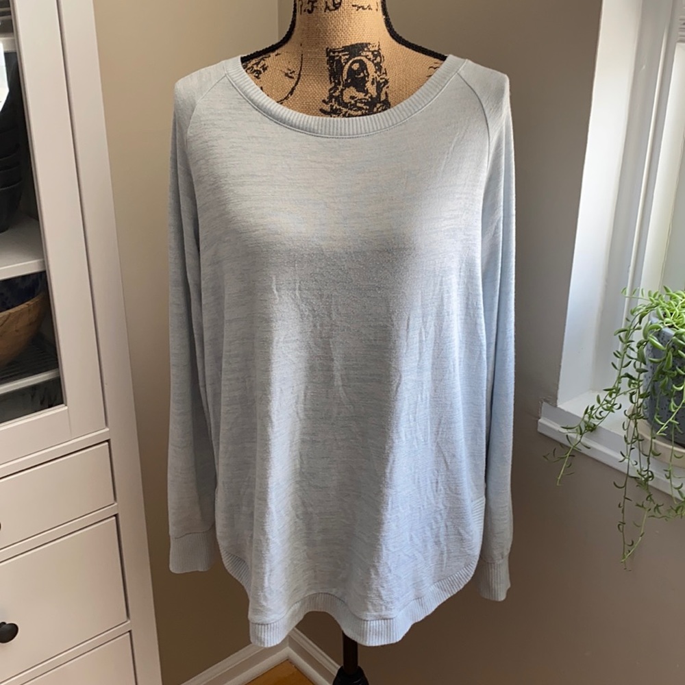 GAP Light Blue Scoop Neck Sweater